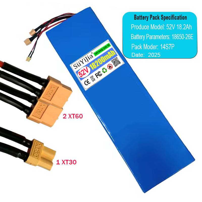 New 14S7P 18650-26E Lithium Ba - 60V 30Ah Electric Scooter Battery review and price