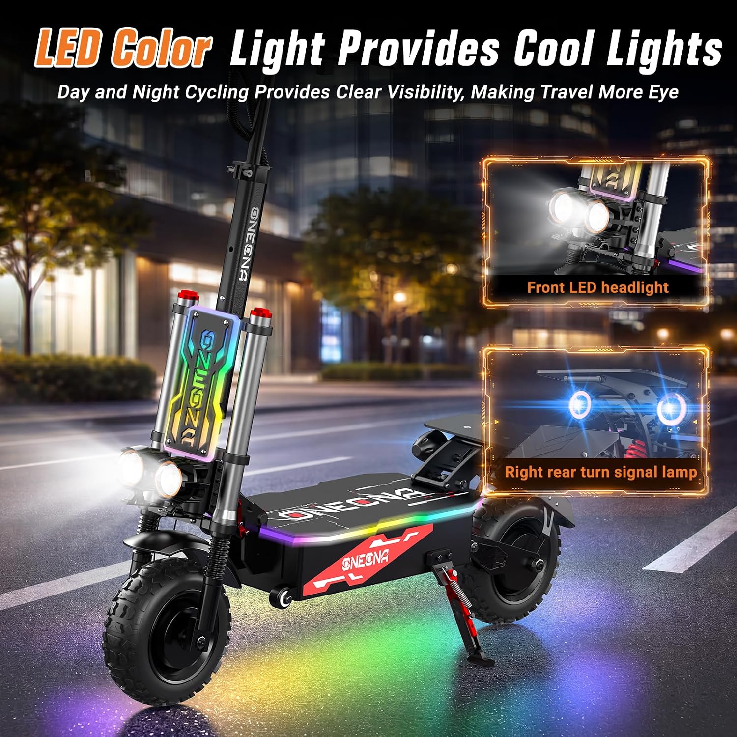 ONECNA GT8PRO Adult Electric S - 60V 5600W Dual Motor Electric Scooter review and price
