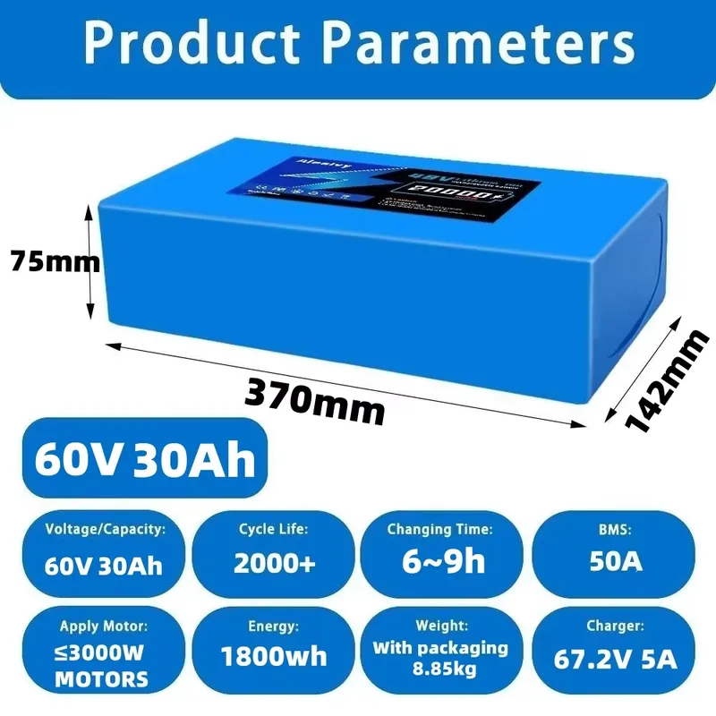 60V 20AH 30AH 21700 Lithium Ba - 60V 30Ah Electric Scooter Battery review and price
