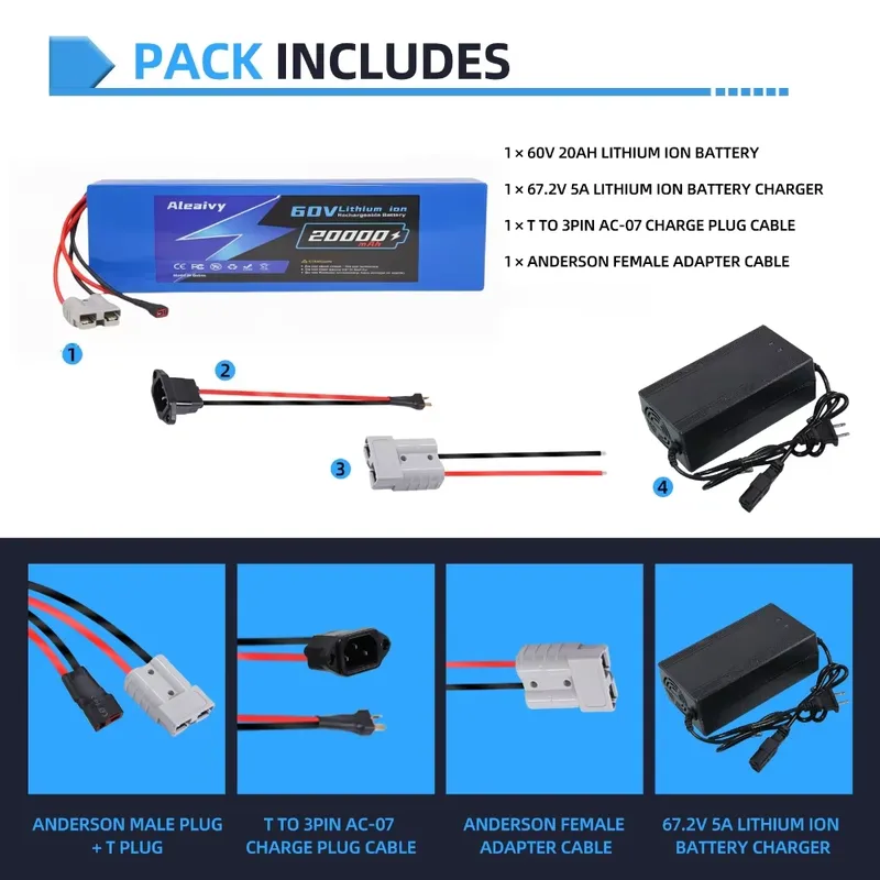 60V 20AH 30AH 21700 Lithium Ba - 60V 30Ah Electric Scooter Battery review and price