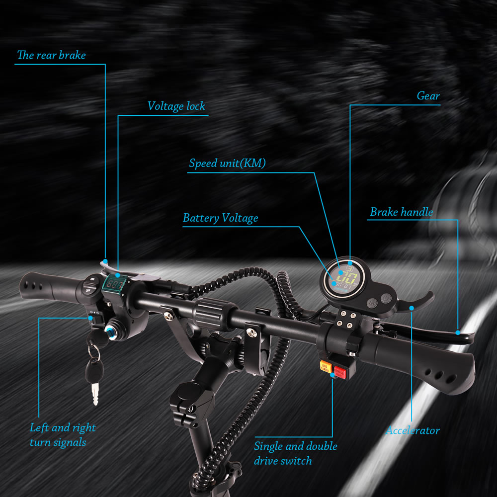 Electric Scooter for Adults, 5 - 60V 5600W Dual Motor Electric Scooter review and price